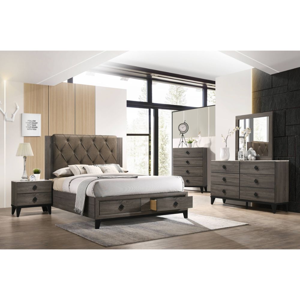 Yulenia Queen Bed W/Storage