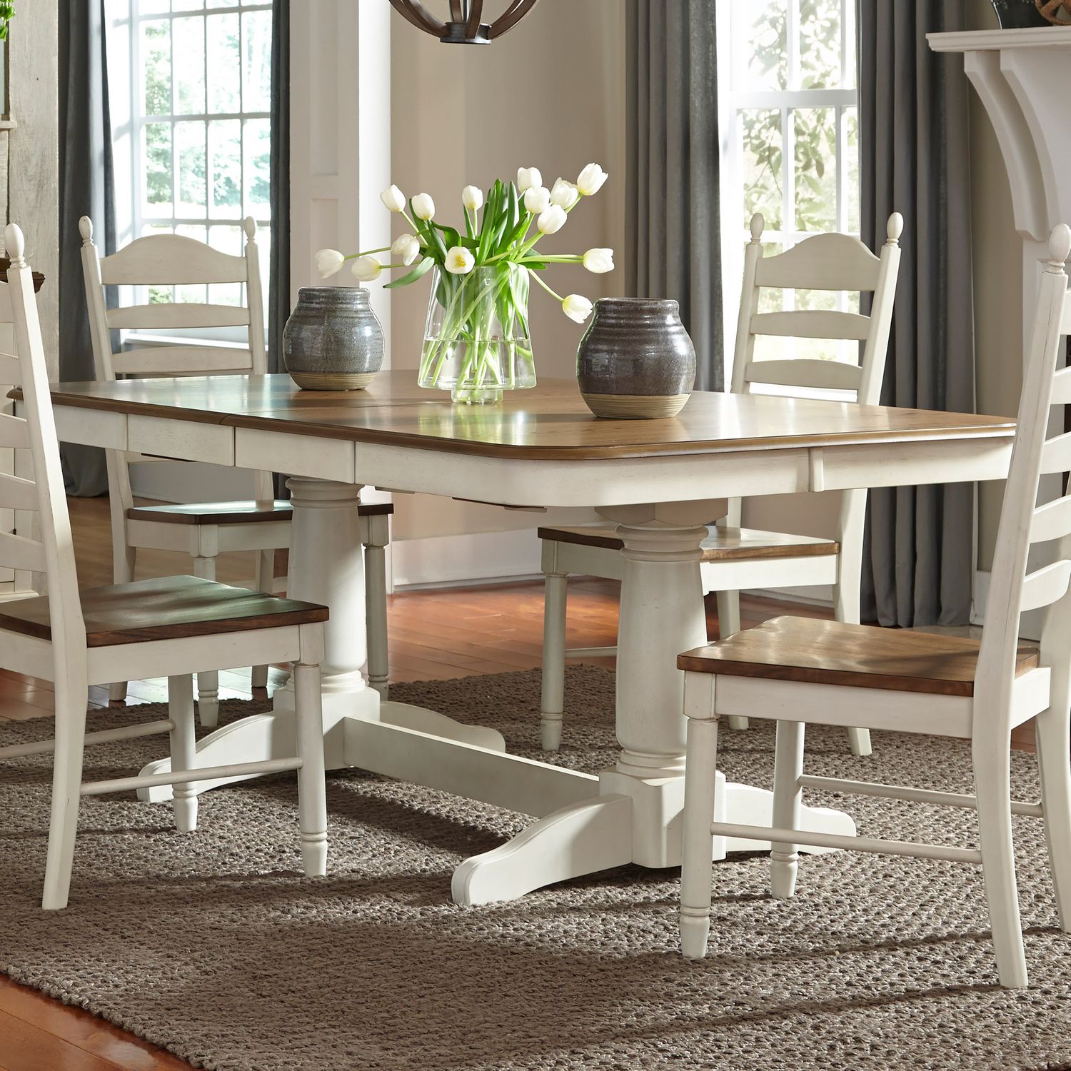 Marticia Double Pedestal Dining Table