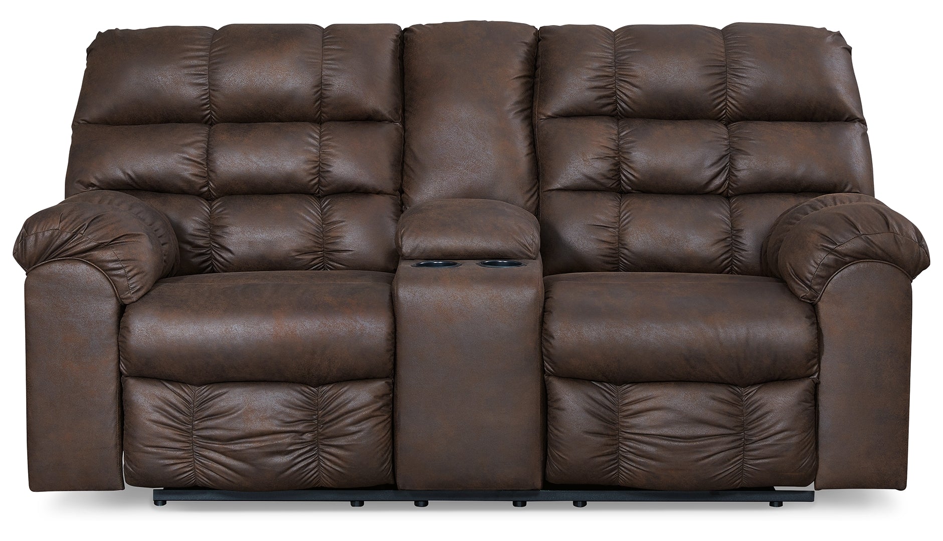 Derwin Reclining Loveseat with Console