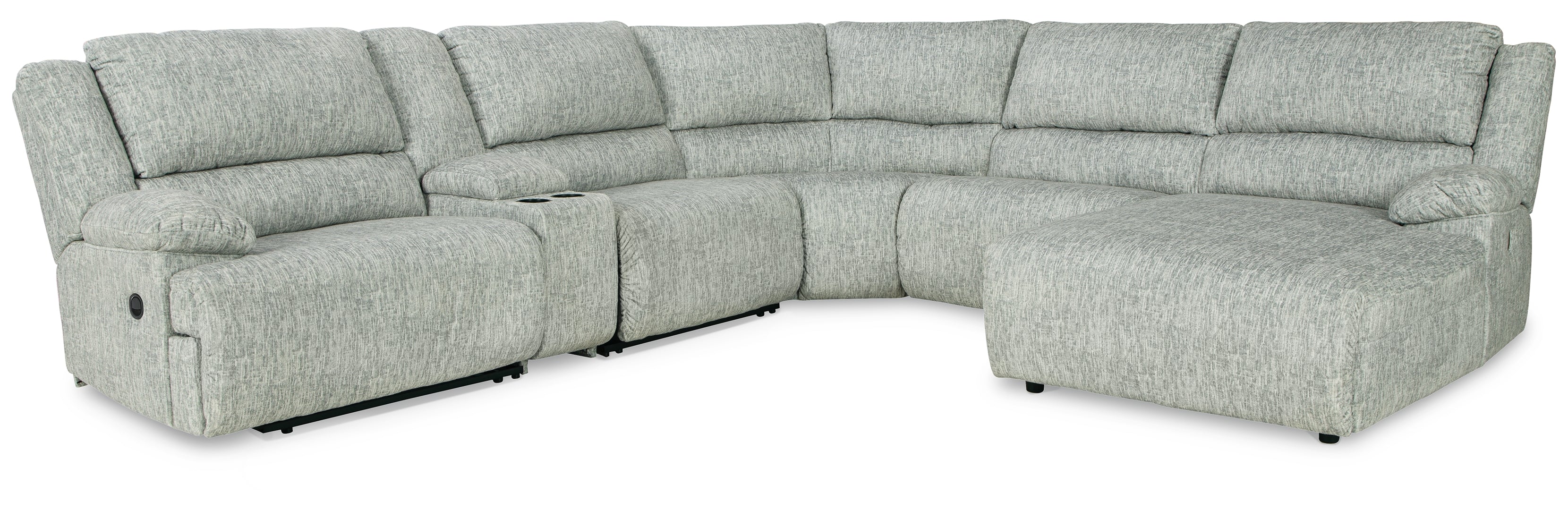 McClelland 6-Piece Reclining Sectional with Chaise