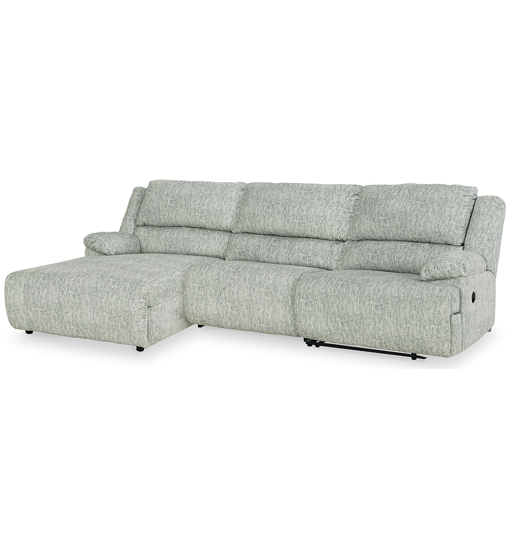 McClelland 3-Piece Reclining Sectional with Chaise