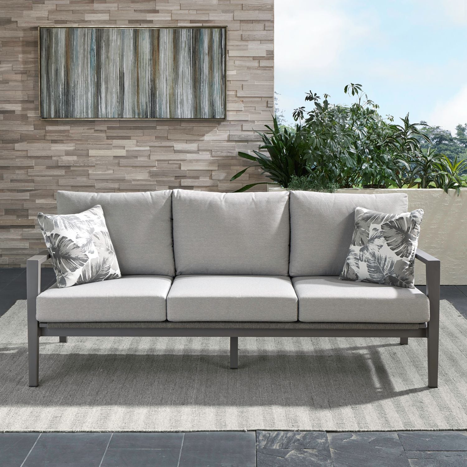 Aquanis Outdoor Sofa - Granite