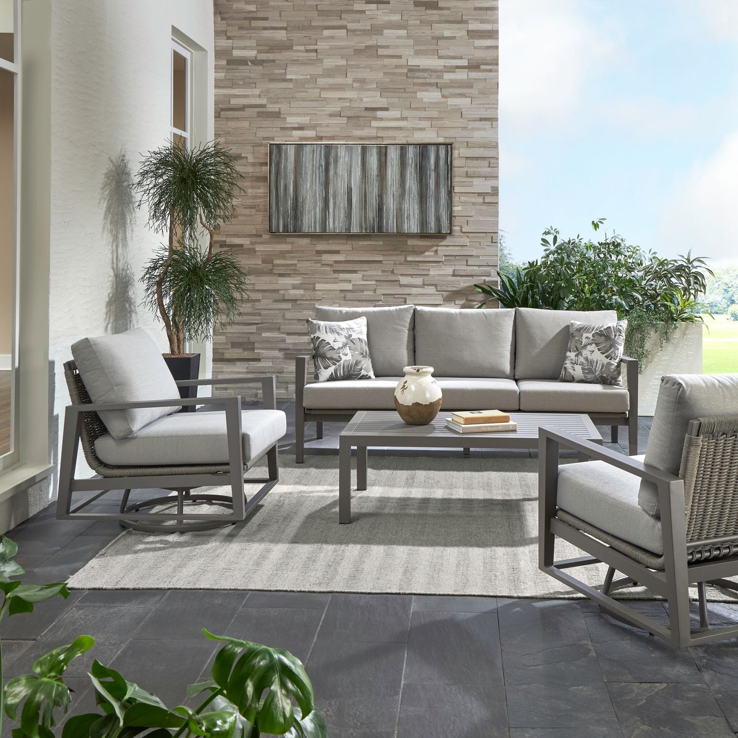 Adesewa Opt 4 Piece Outdoor Seating Set