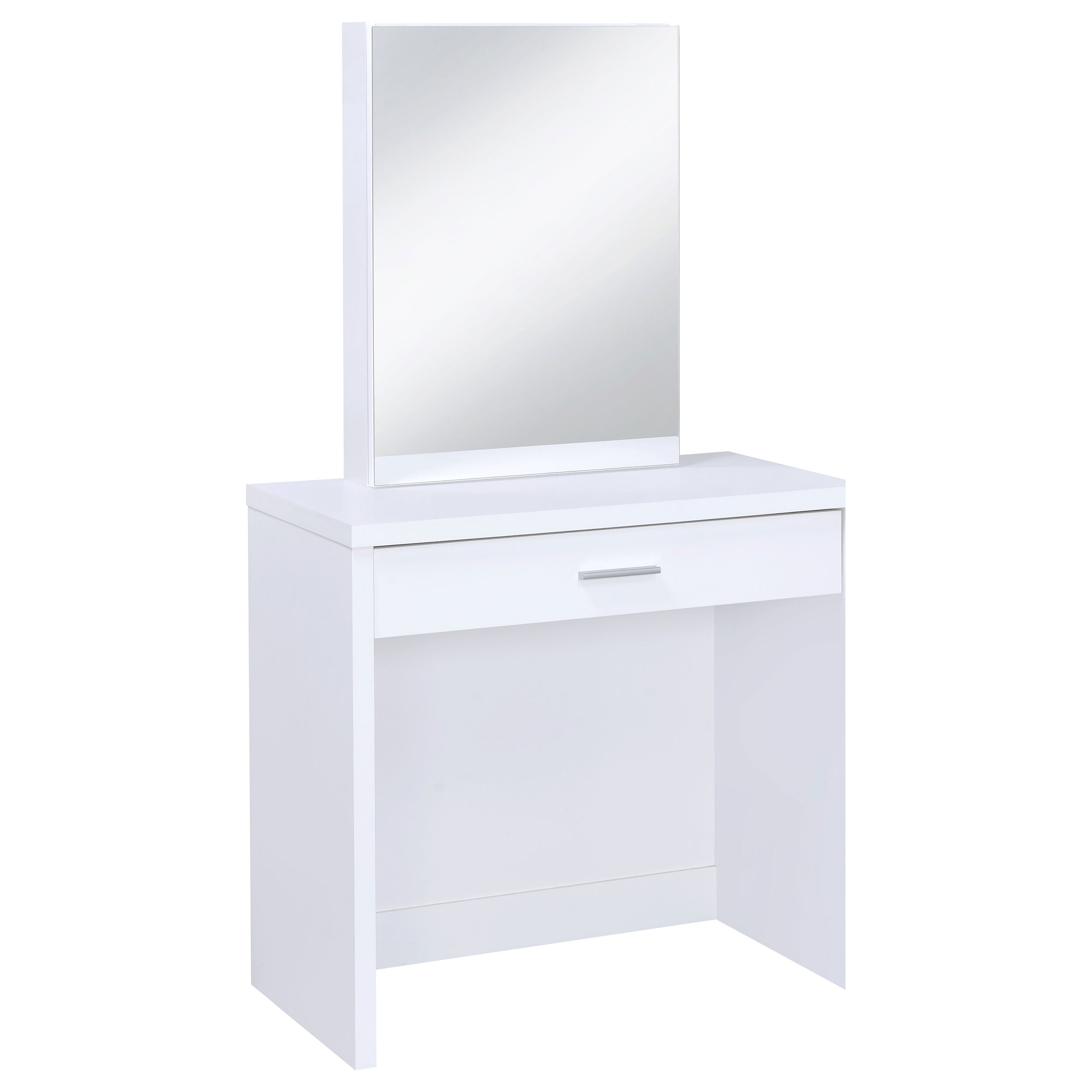 Harvey 2-piece Vanity Set with Lift-Top Stool White