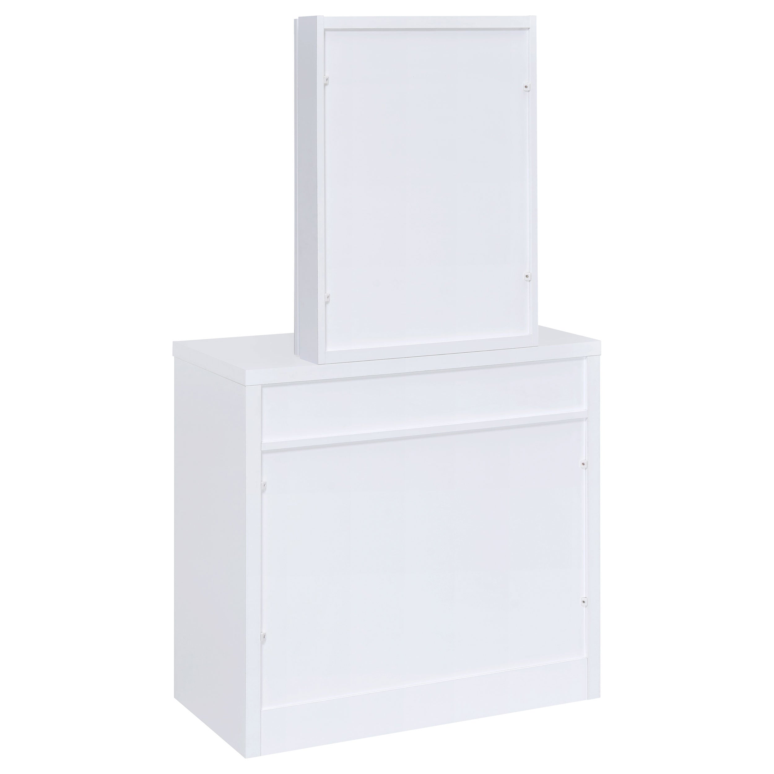 Harvey 2-piece Vanity Set with Lift-Top Stool White