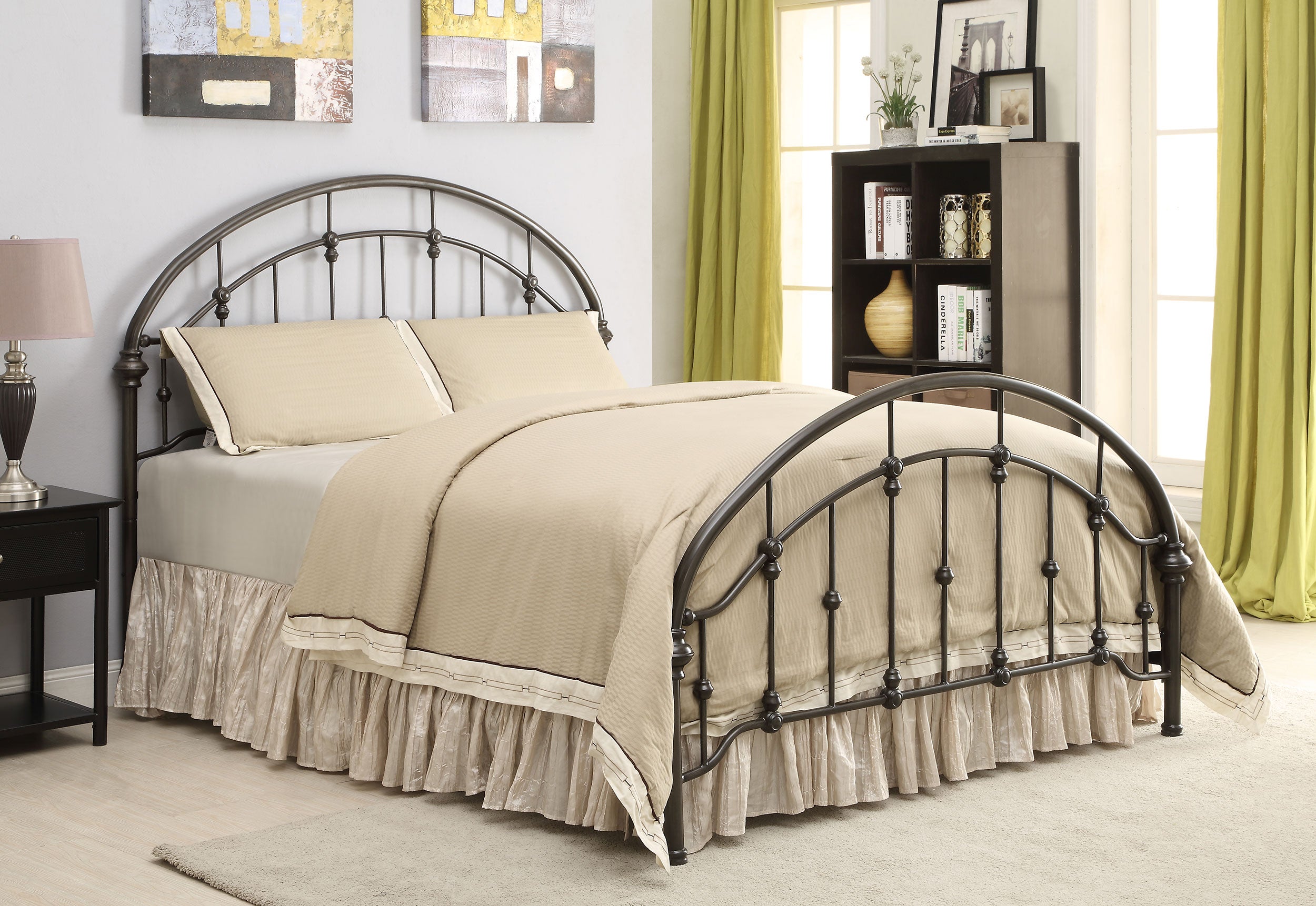 Rowan Queen Bed Dark Bronze