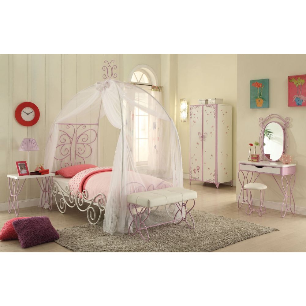 Ameriie Twin Bed W/Canopy