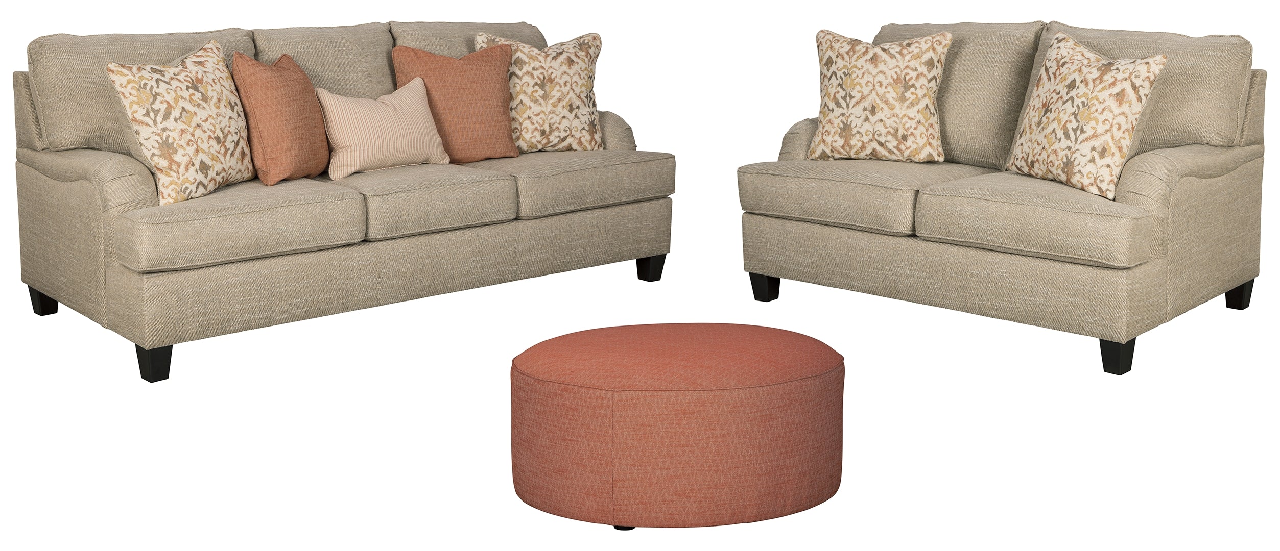 Almanza Sofa, Loveseat and Ottoman