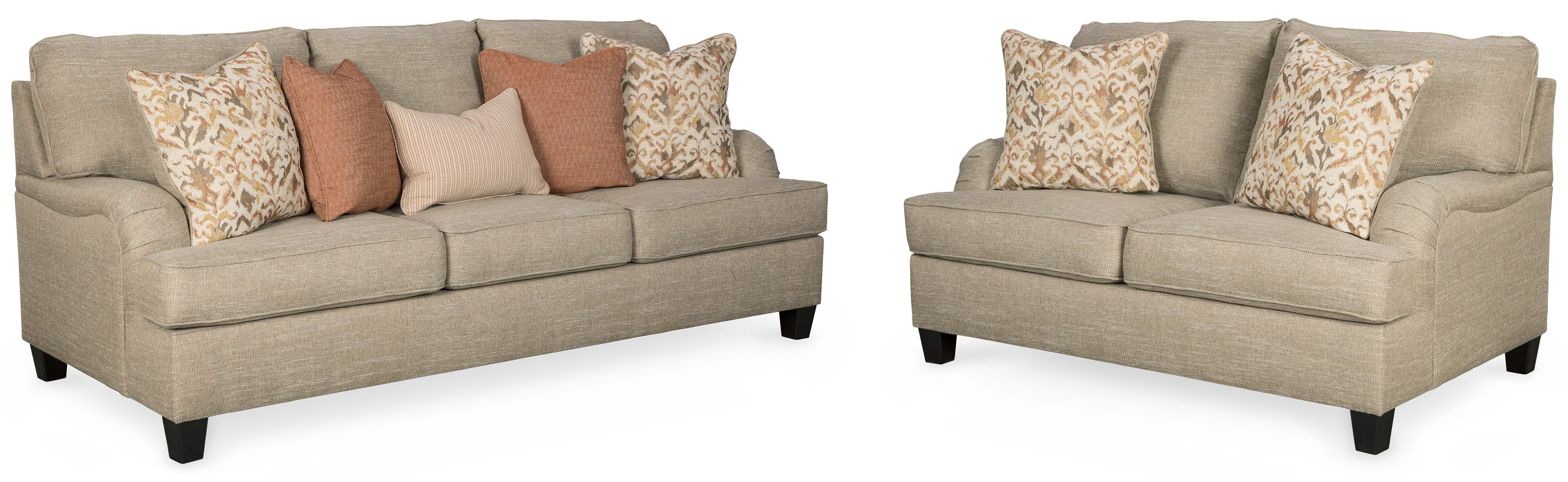 Almanza Sofa and Loveseat