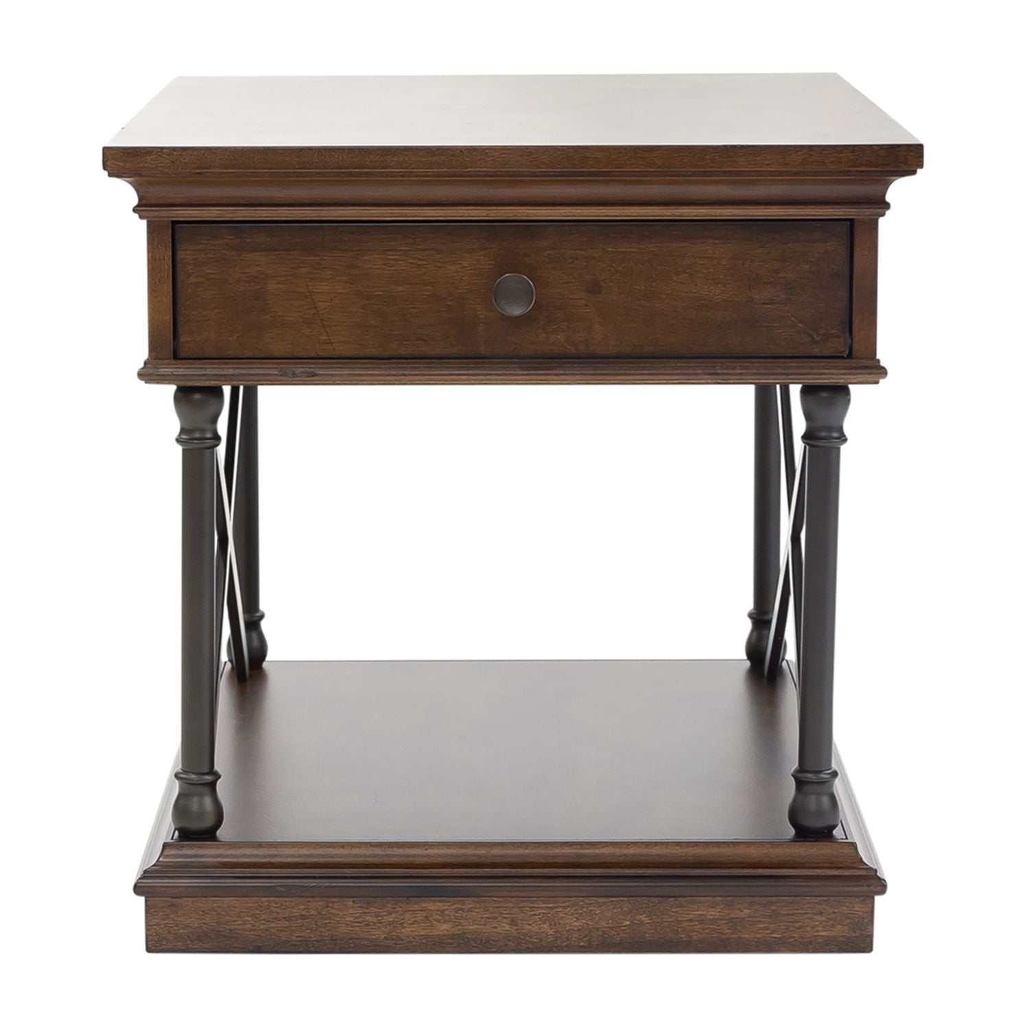 Emestine Drawer End Table