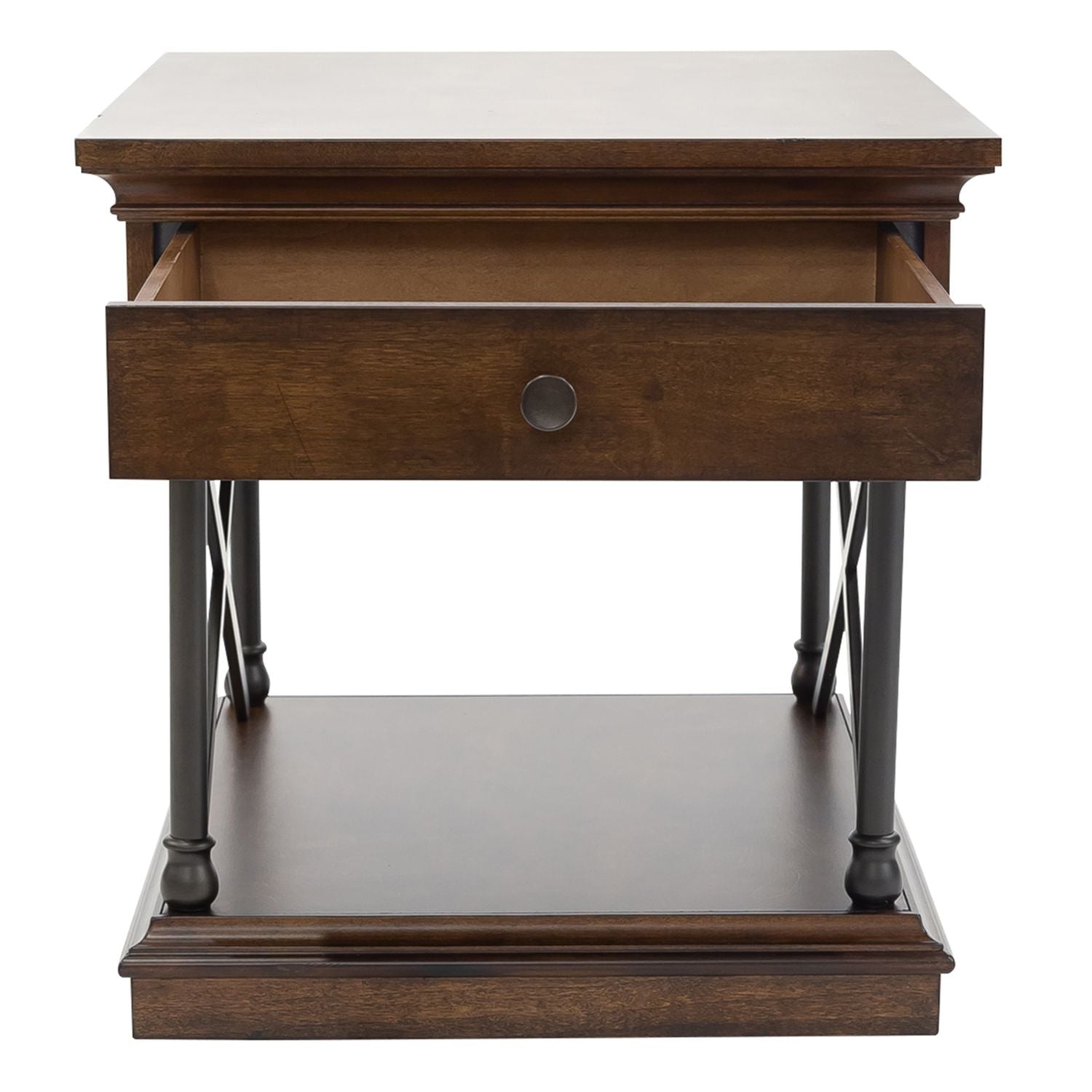 Emestine Drawer End Table