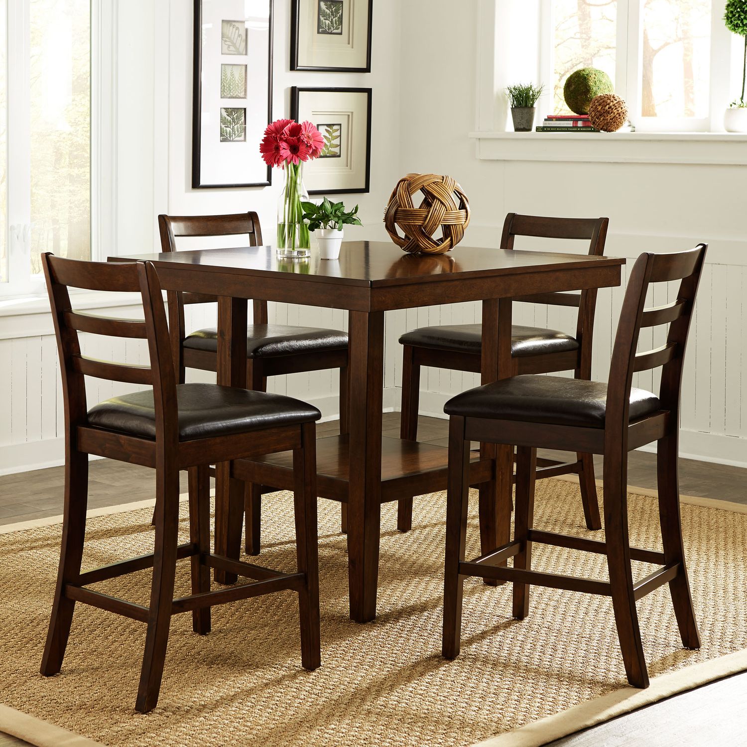 Caoihme 5 Piece Gathering Dining Table Set