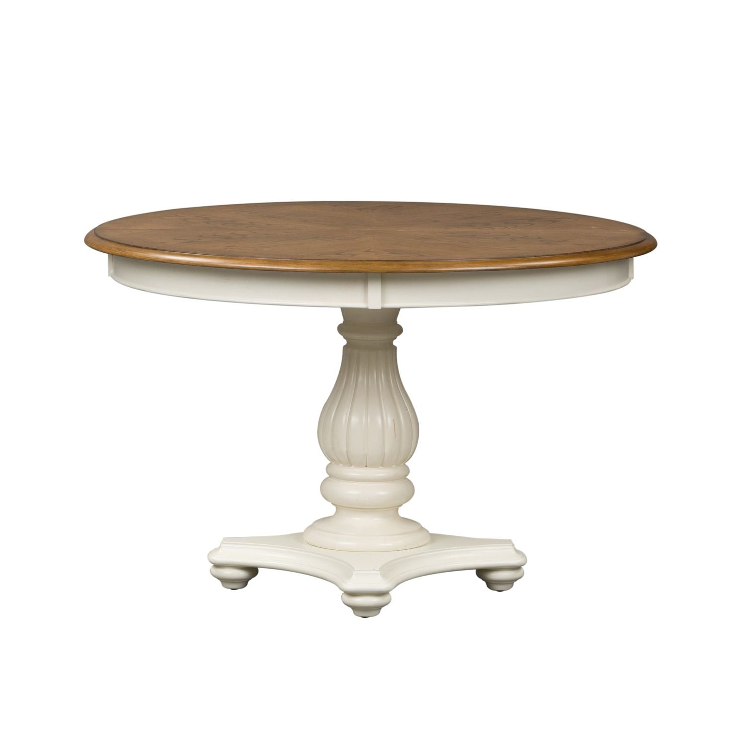 Caimon 5 Piece Pedestal Dining Table Set