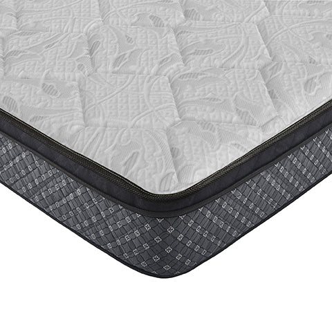 Aspen 12.5" Eastern King Mattress White and Black