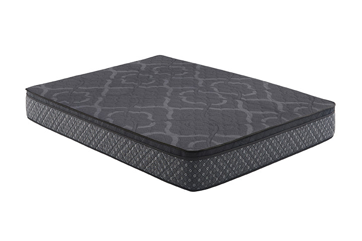 Bellamy 12" Full Mattress Grey and Black Full Mattress Grey