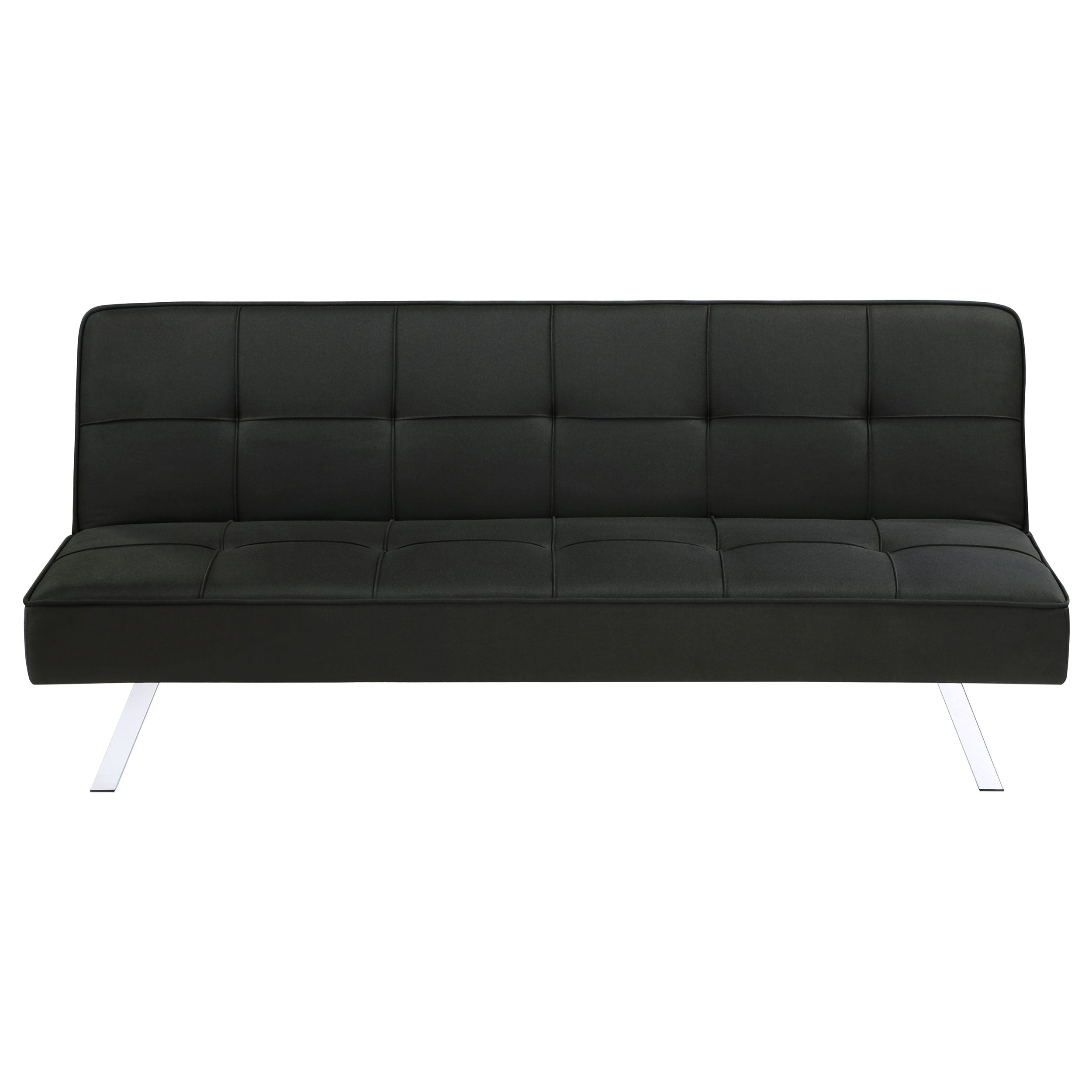 Joel Upholstered Tufted Sofa Bed Sofa Bed Black