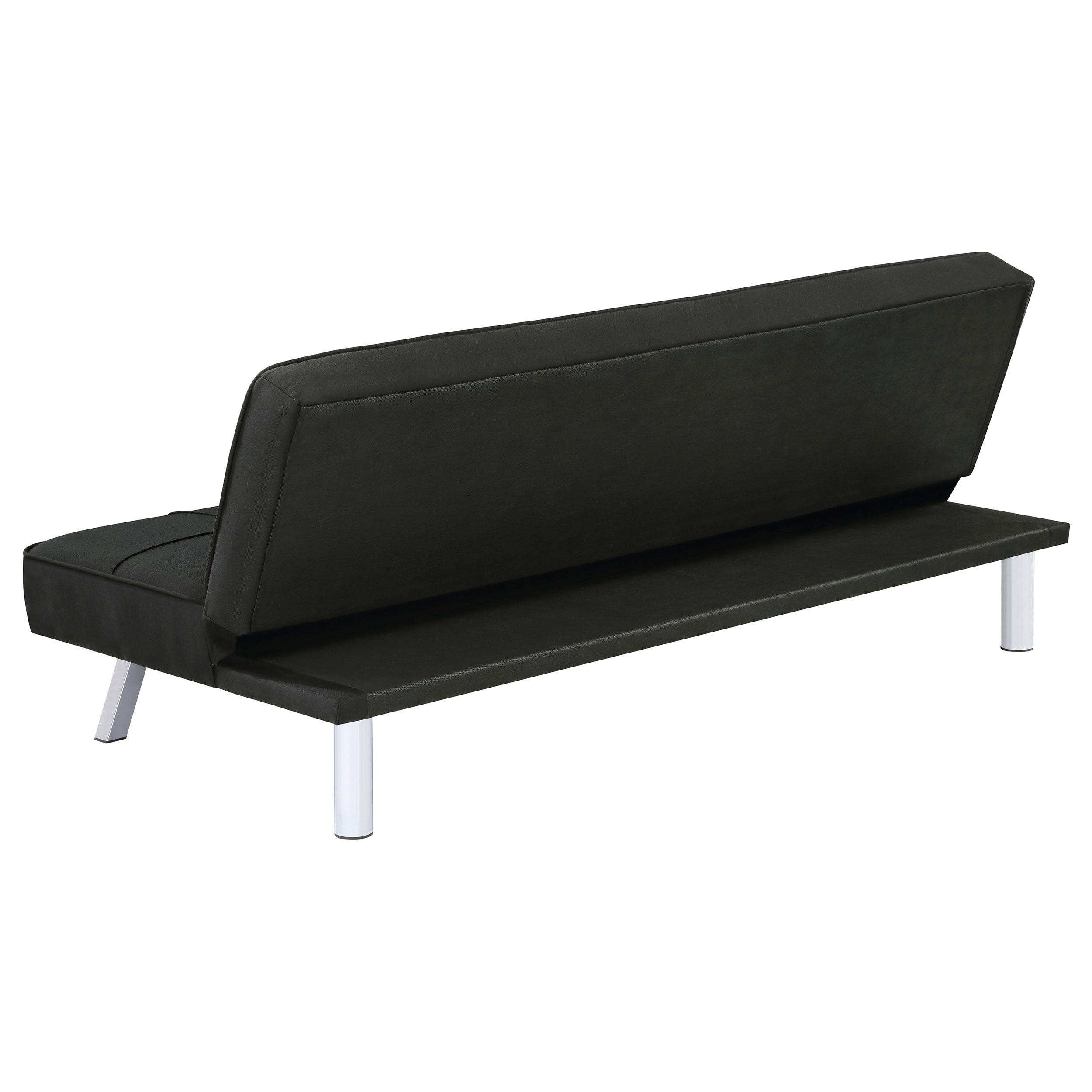 Joel Upholstered Tufted Sofa Bed Sofa Bed Black