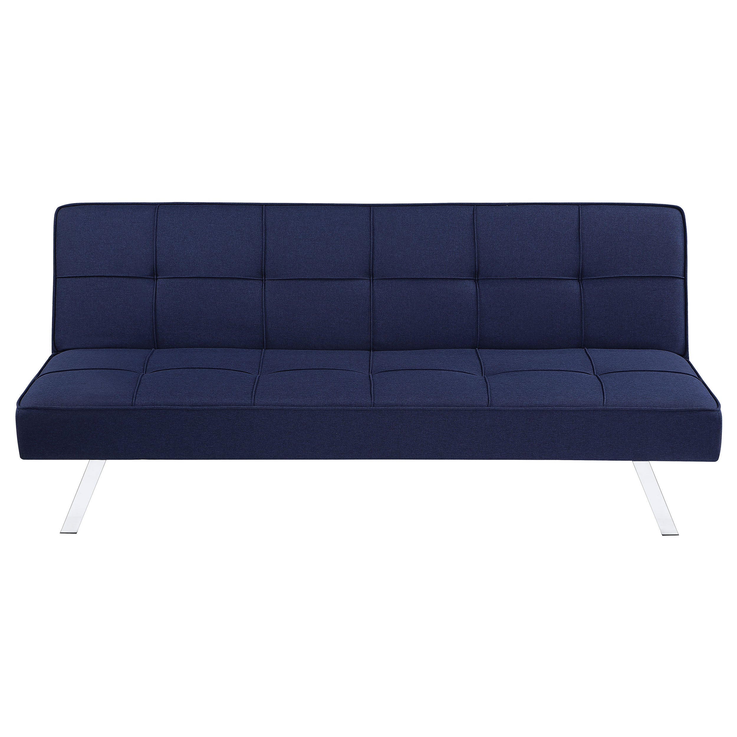 Joel Upholstered Tufted Sofa Bed Sofa Bed Blue