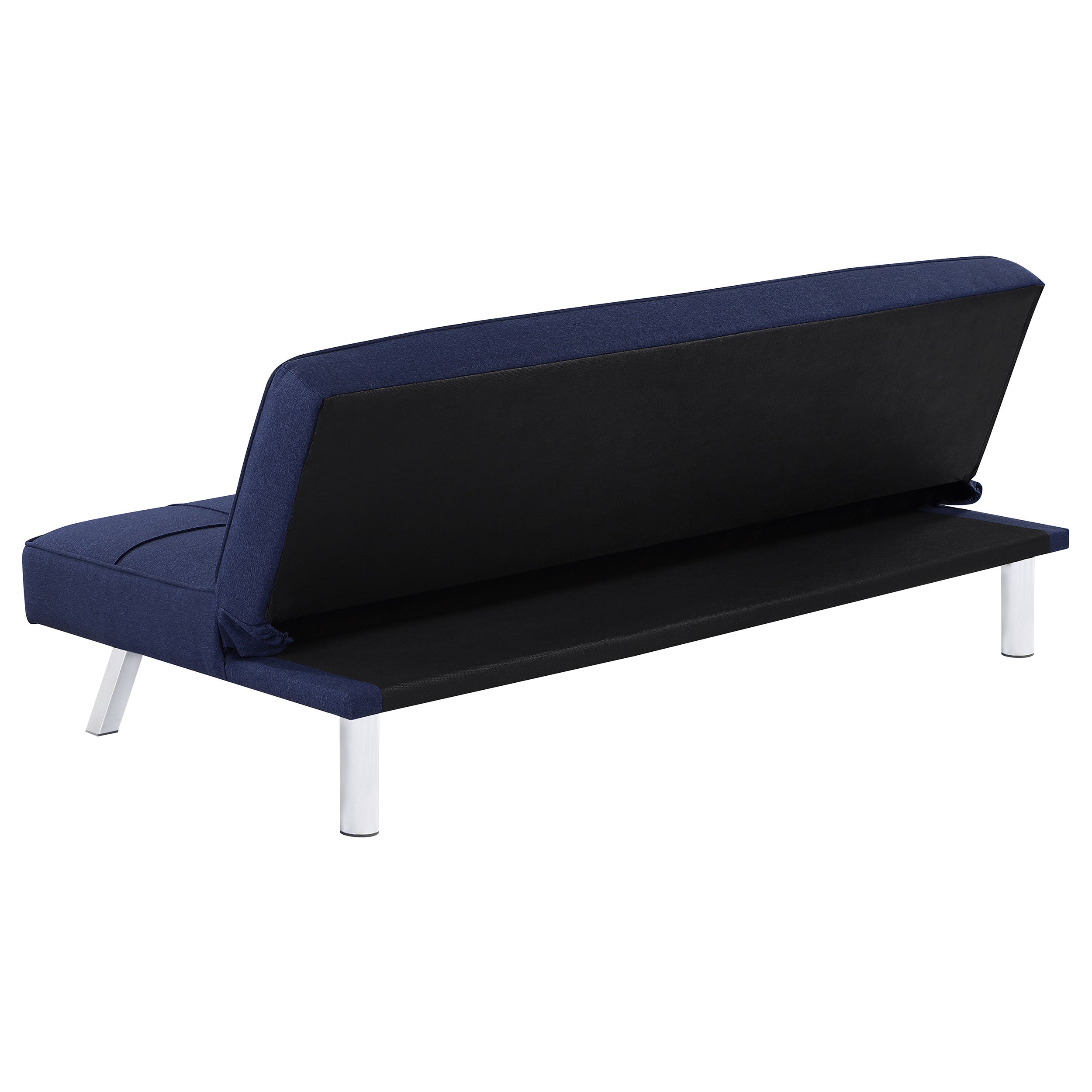 Joel Upholstered Tufted Sofa Bed Sofa Bed Blue