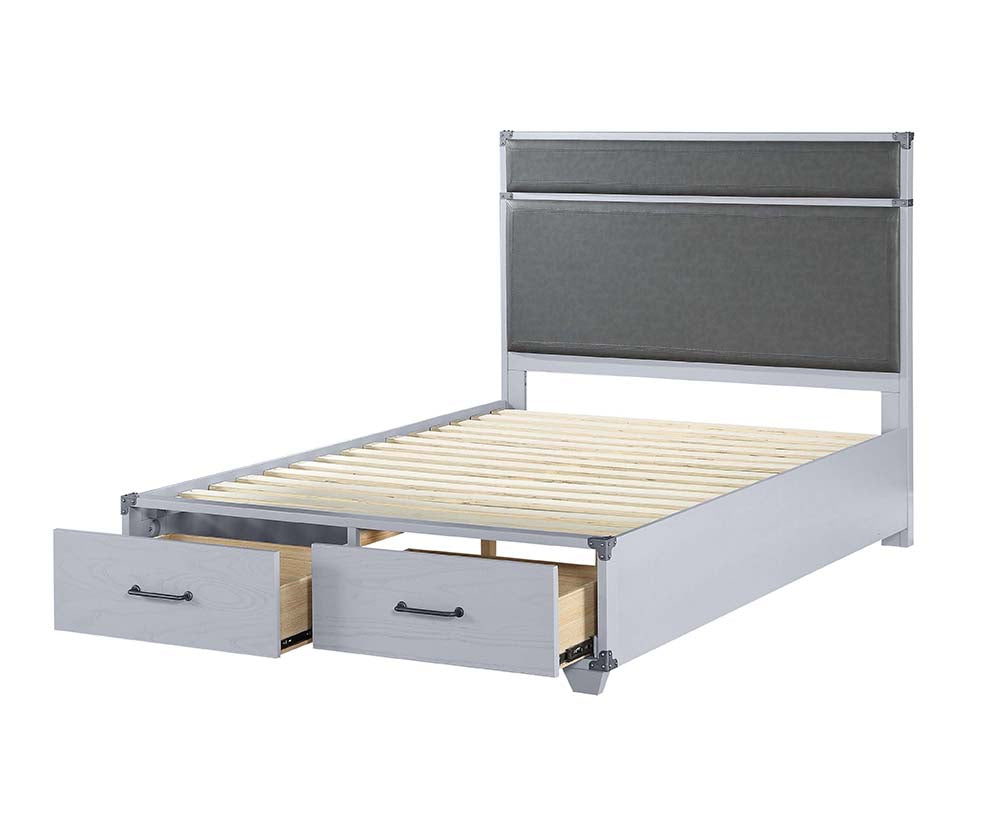 Ankeus Twin Bed W/Storage