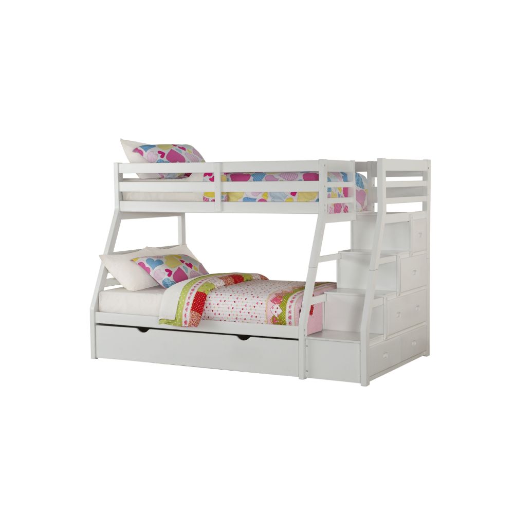 Afif Twin/Full Bunk Bed W/Trundle & Storage