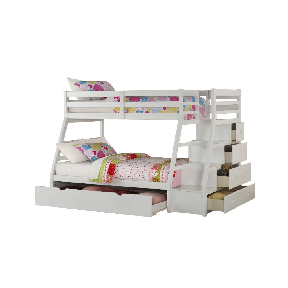 Afif Twin/Full Bunk Bed W/Trundle & Storage