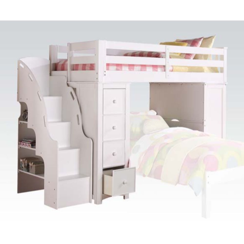 Kokomo Twin Loft Bed W/Storage