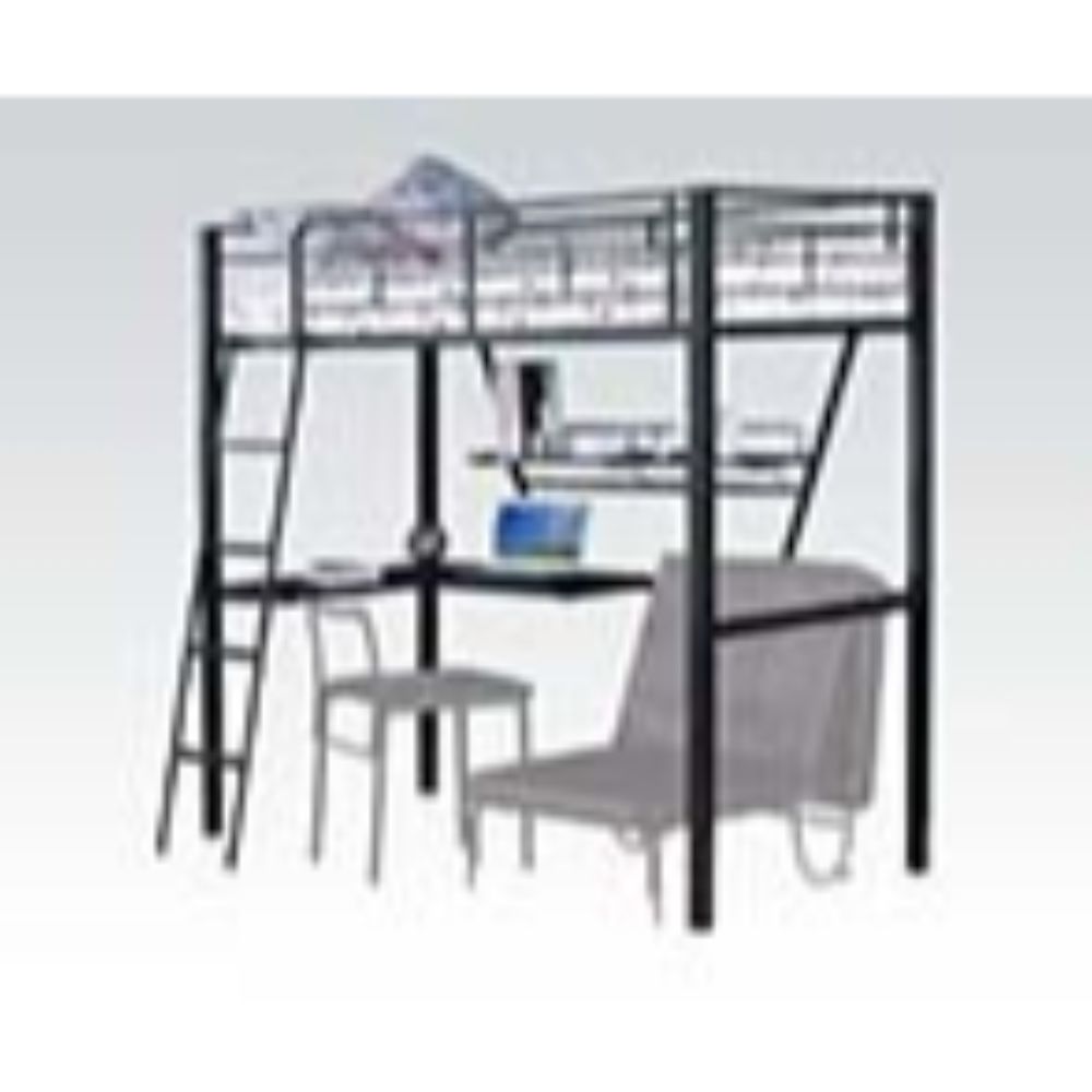 Dimitrin Twin Loft Bed W/Desk