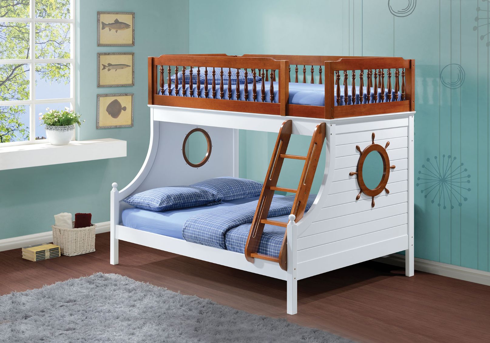 Drelon Twin/Full Bunk Bed