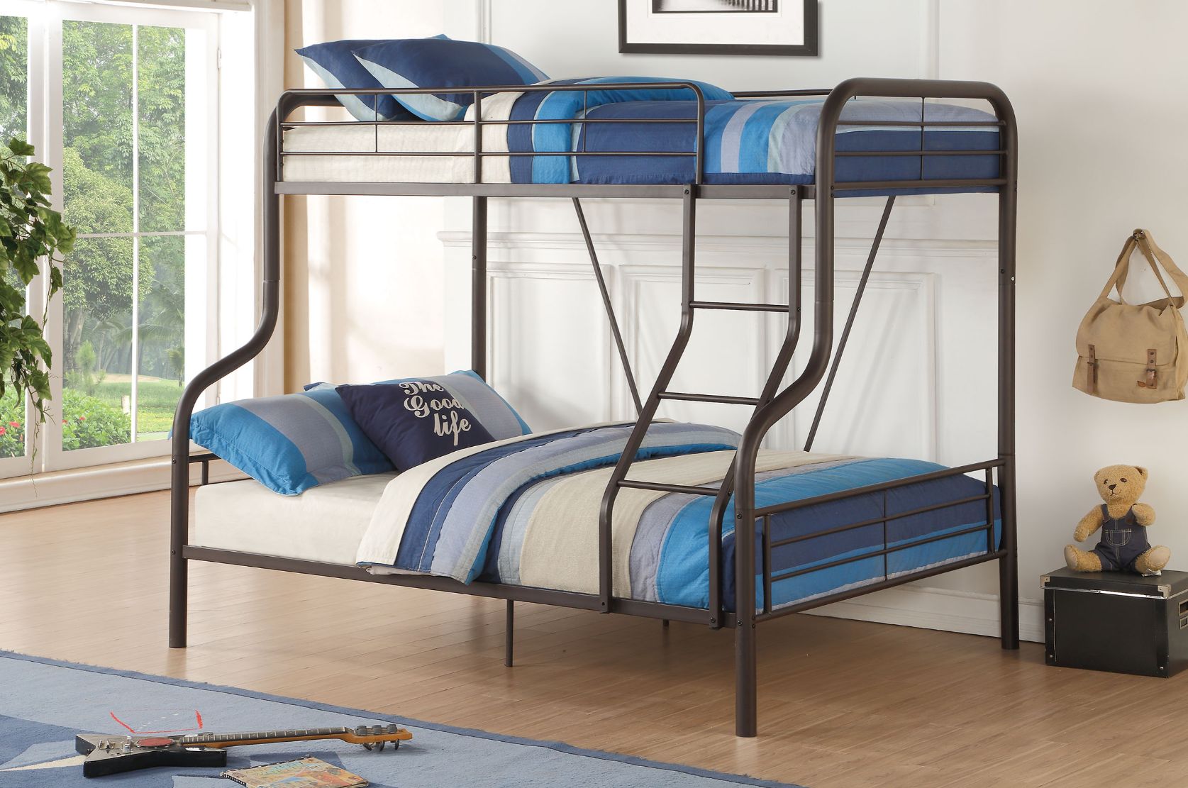 Jannery Twin/Full Bunk Bed