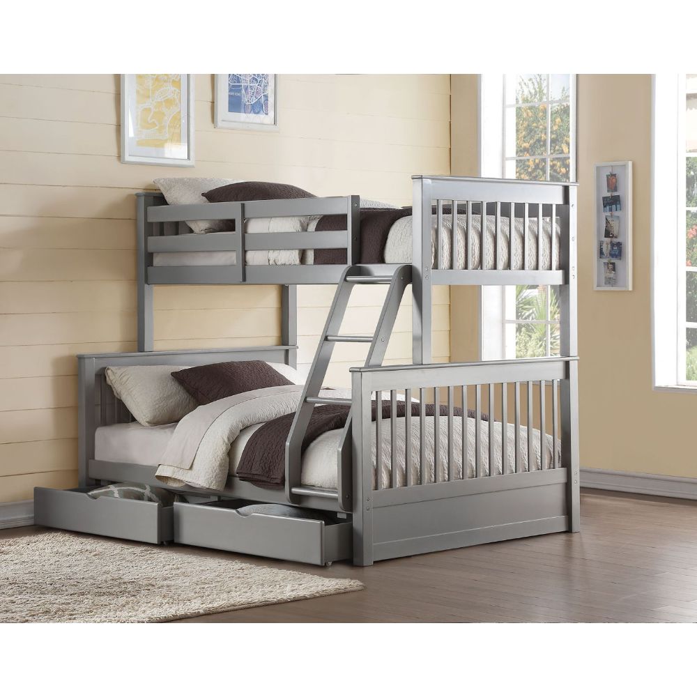 Donmoyer Twin/Full Bunk Bed W/Storage