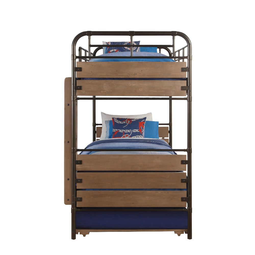 Emroy Twin/Twin Bunk Bed W/Trundle