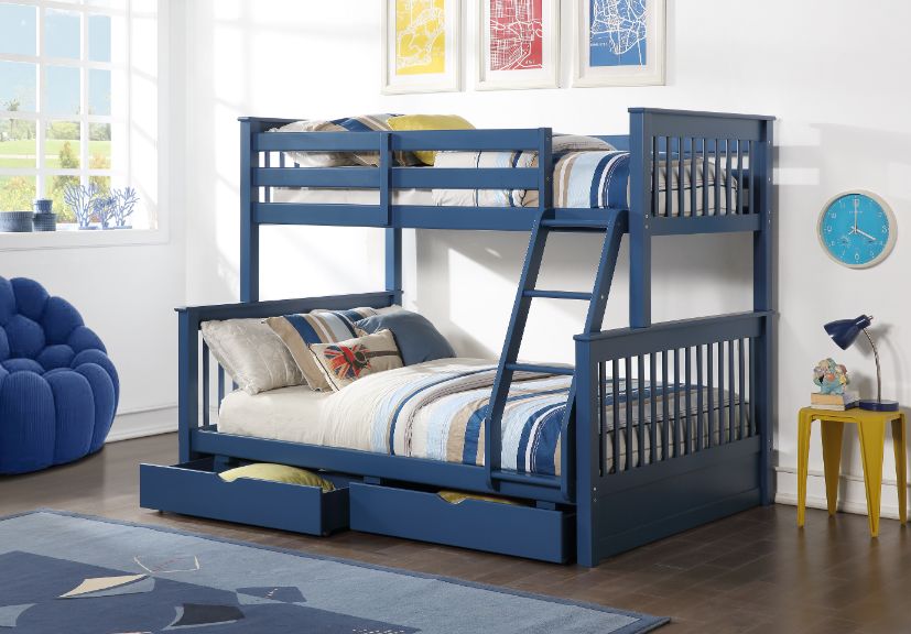 Amieva Twin/Full Bunk Bed W/Storage