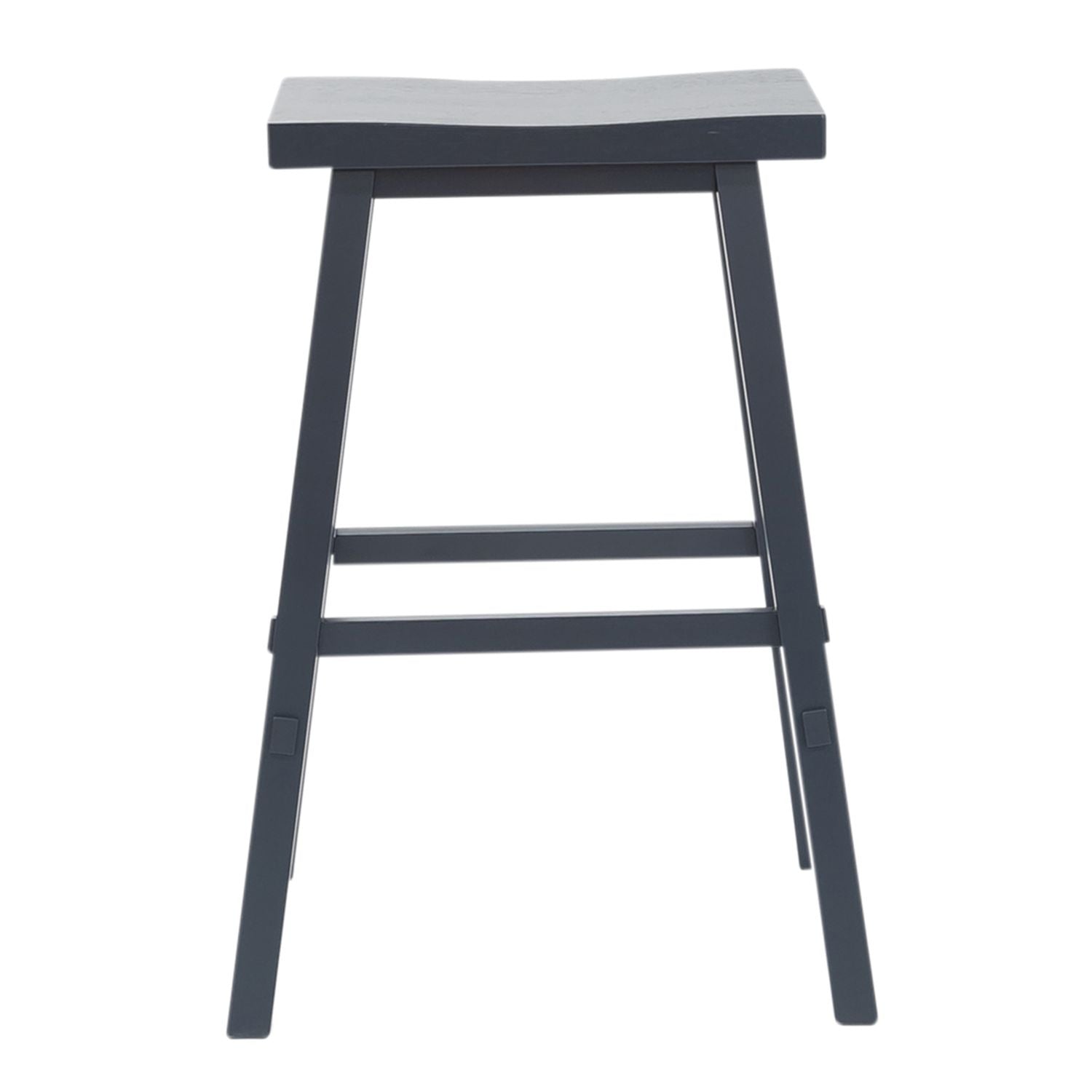 Candise 30 Inch Sawhorse Stool- Navy