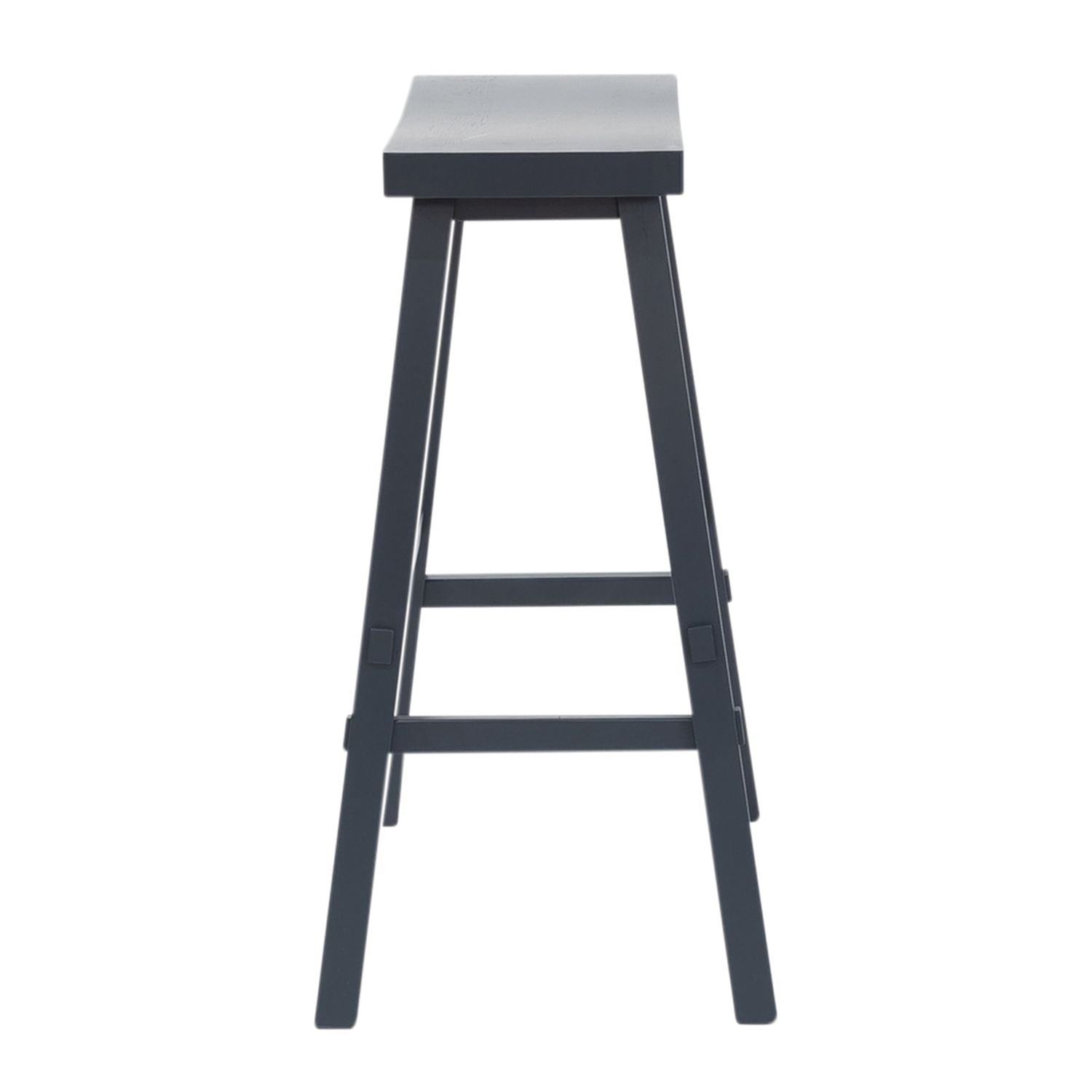 Candise 30 Inch Sawhorse Stool- Navy