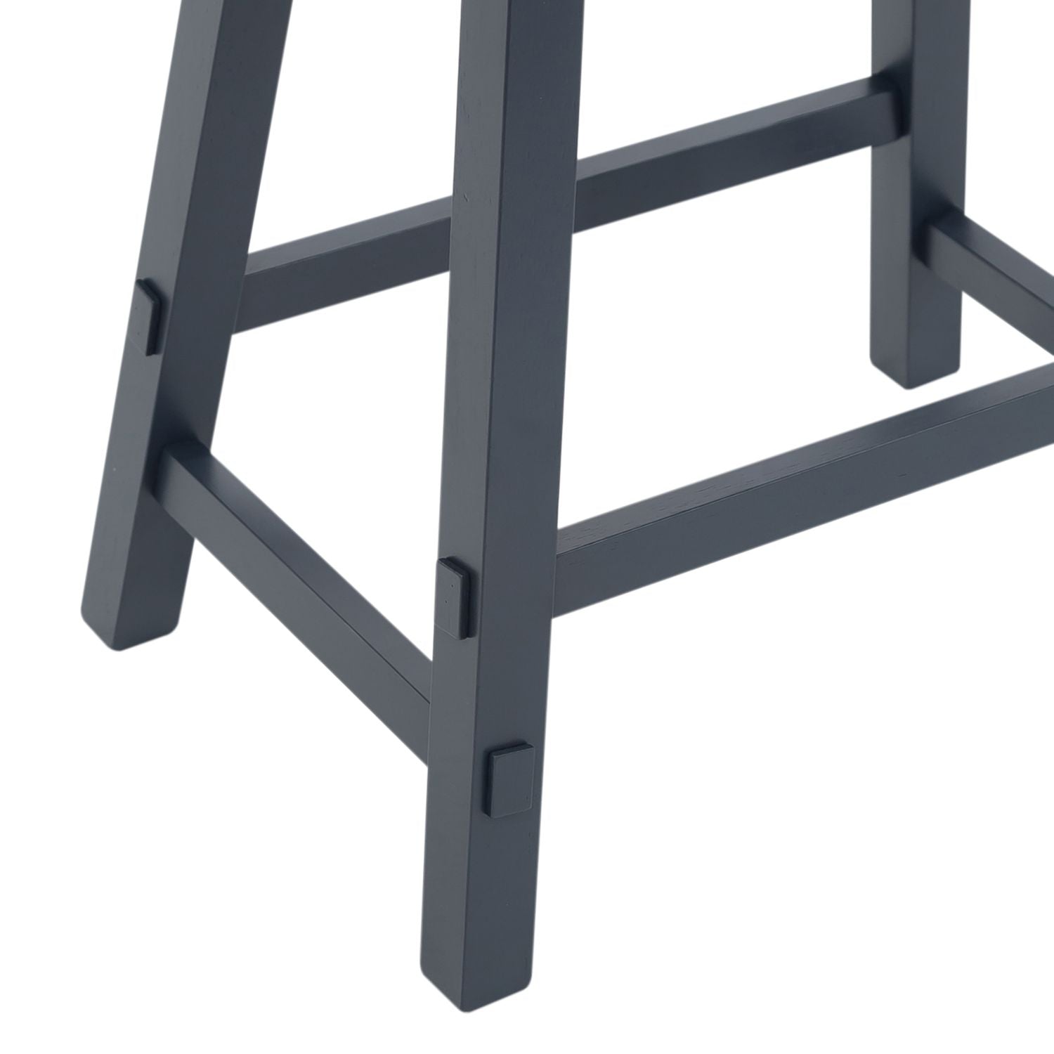 Candise 30 Inch Sawhorse Stool- Navy