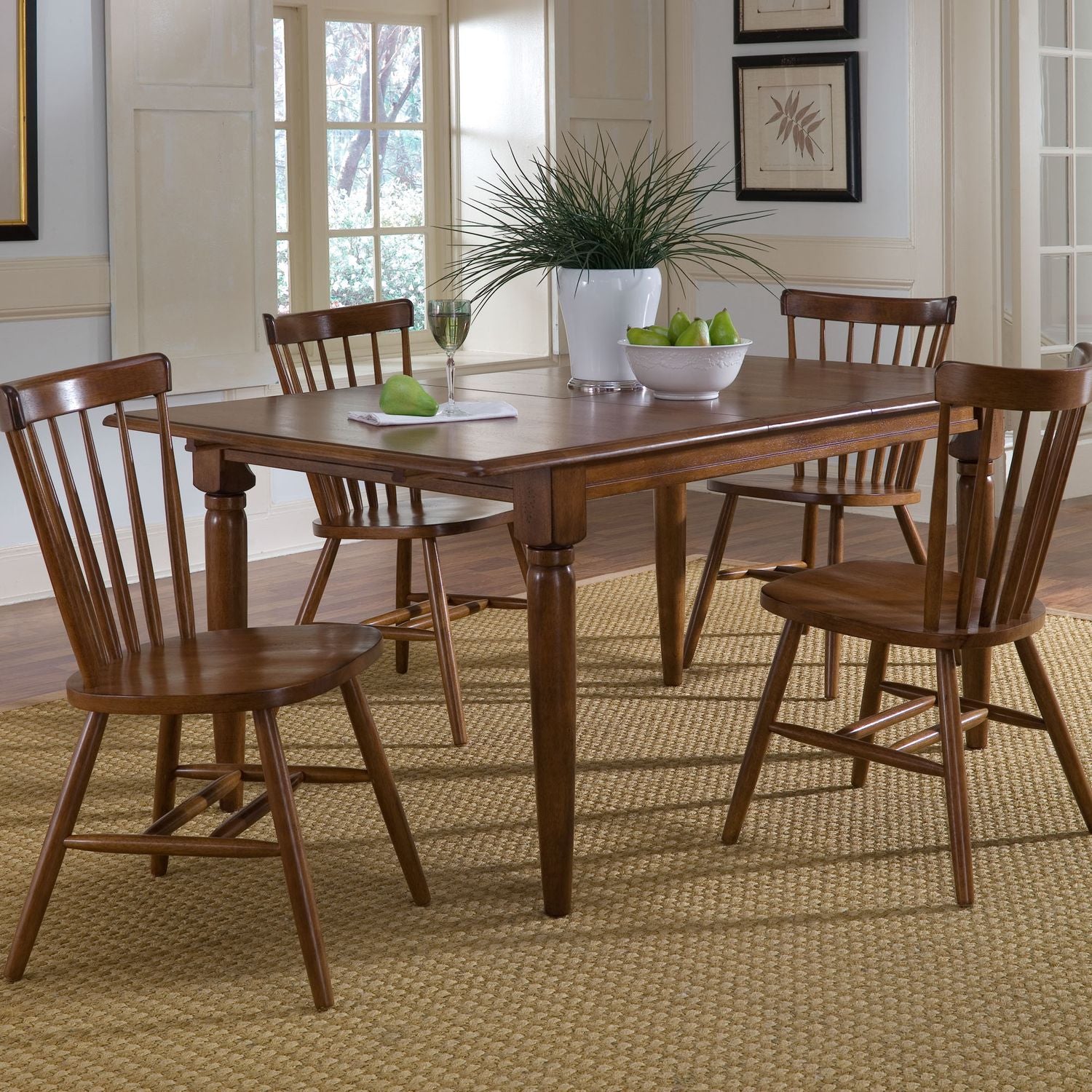 Blazejowski 5 Piece Butterfly Leaf Dining Table Set