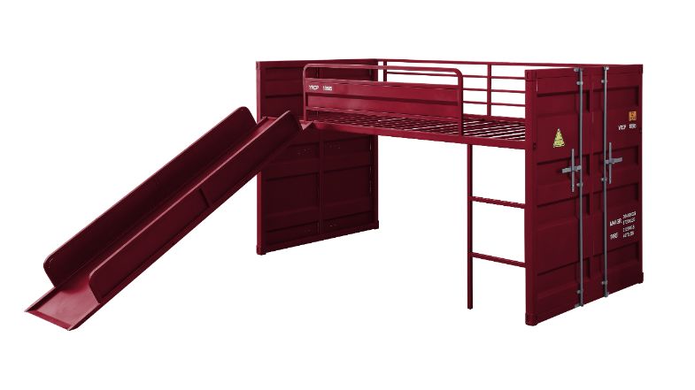 Emere Twin Loft Bed W/Slide