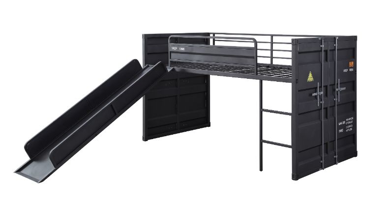 Kenaz Twin Loft Bed W/Slide