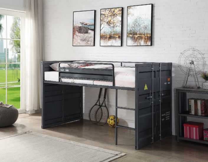 Kenaz Twin Loft Bed W/Slide