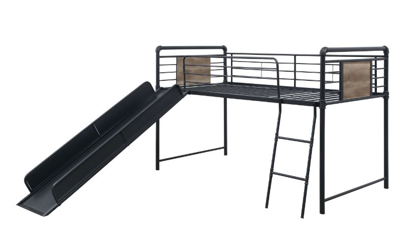 Fathy Twin Loft Bed W/Slide