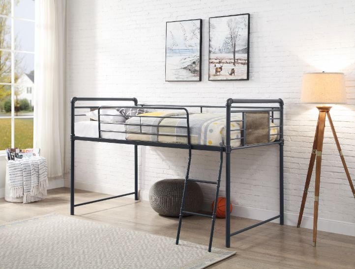 Fathy Twin Loft Bed W/Slide