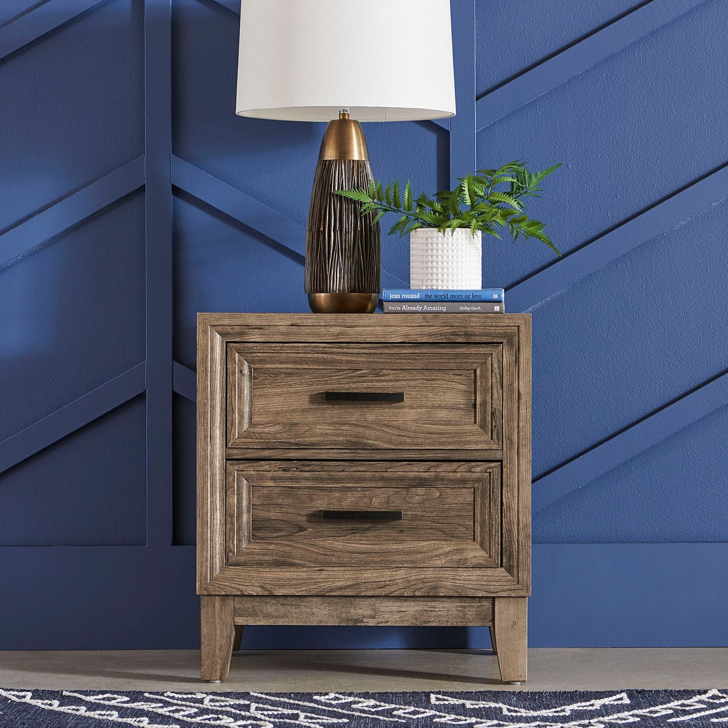 Denzal 2 Drawer Night Stand