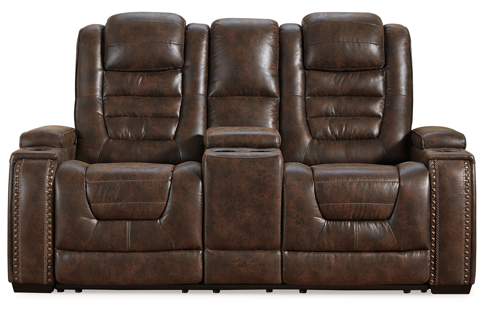 Game Zone Power Reclining Loveseat with Console