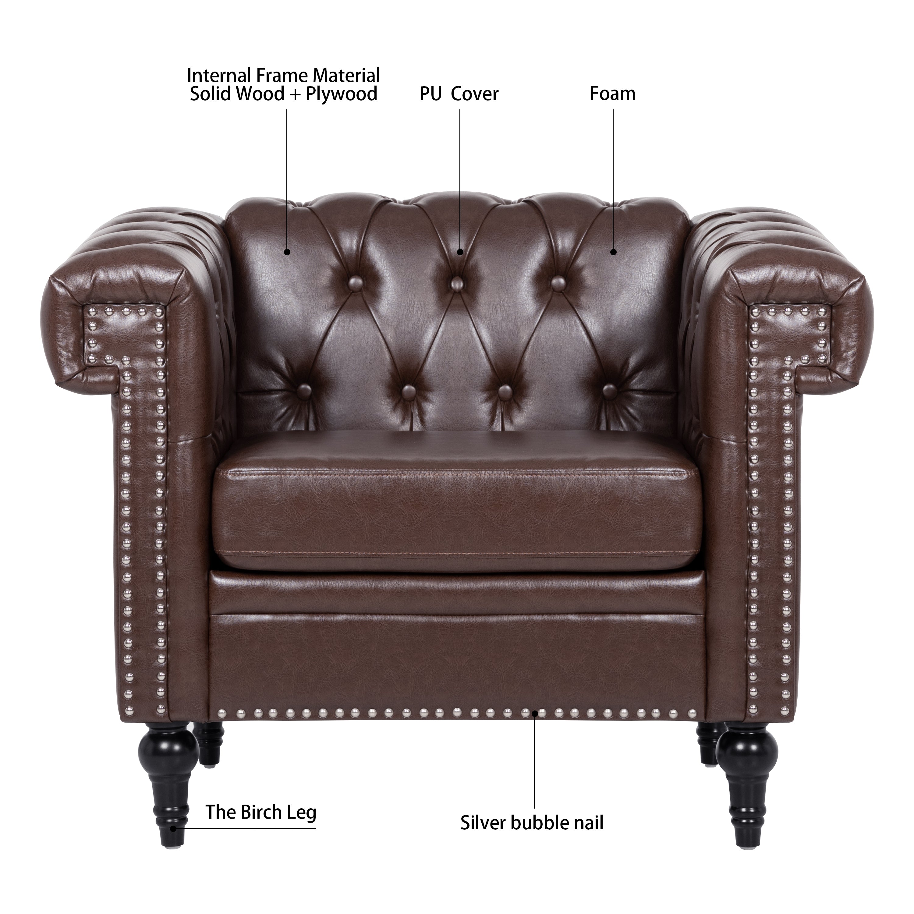 1 Seater Sofa For Living Room