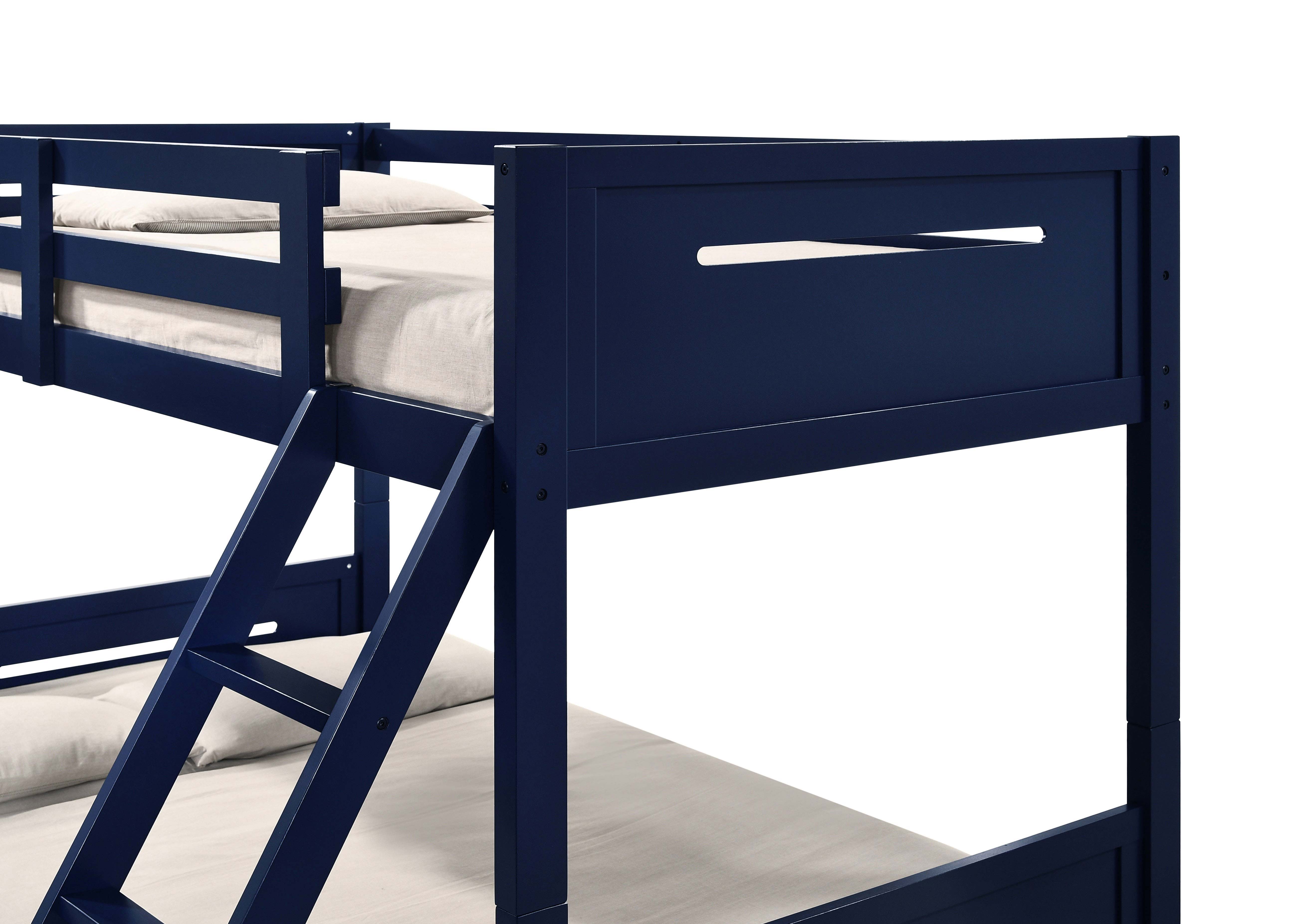 Littleton Twin Over Full Bunk Bed Blue