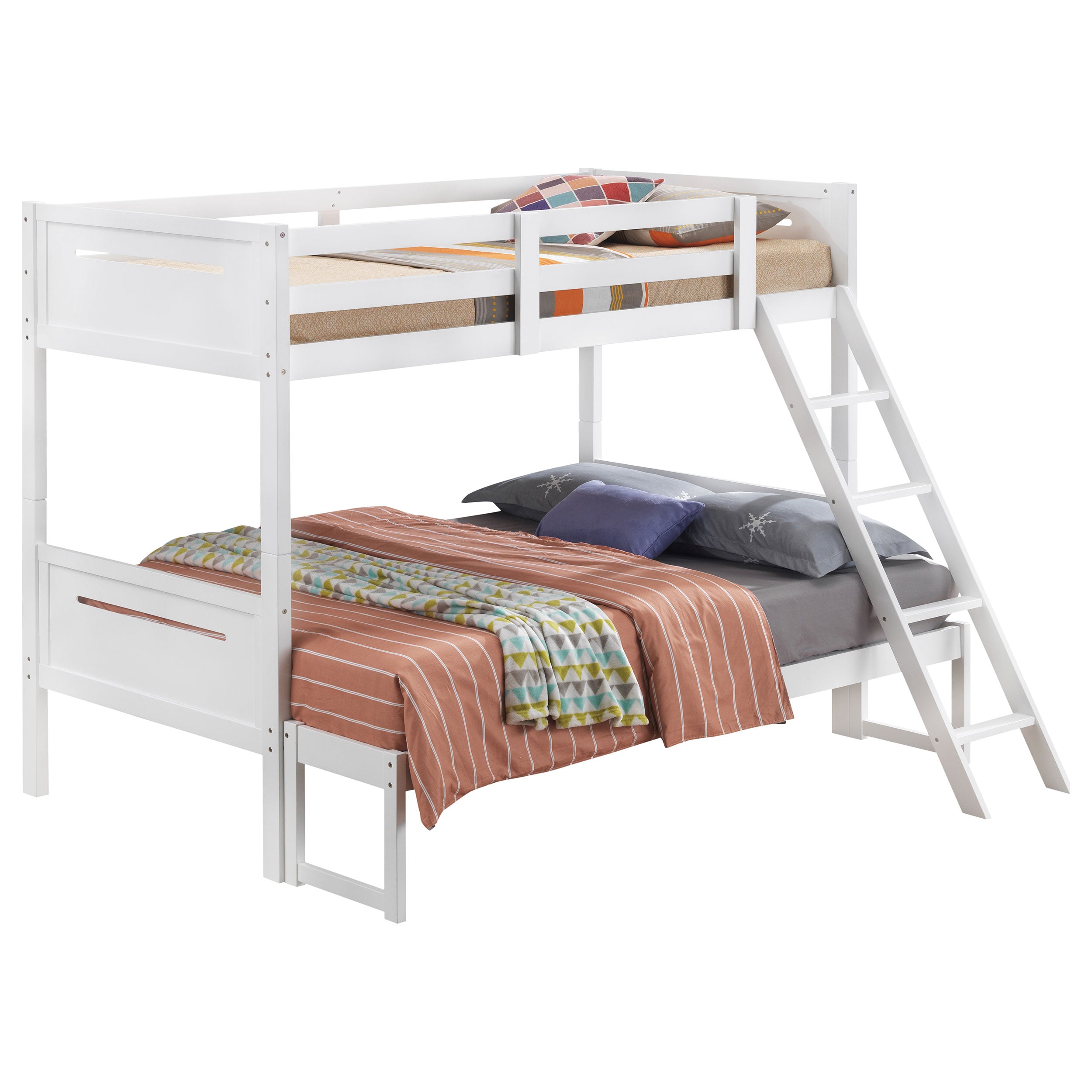 Littleton Twin Over Full Bunk Bed White