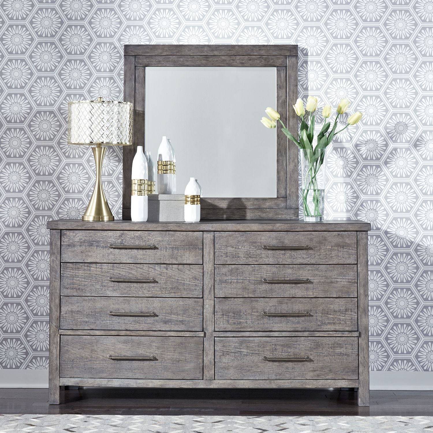 Adaeze Dresser & Mirror