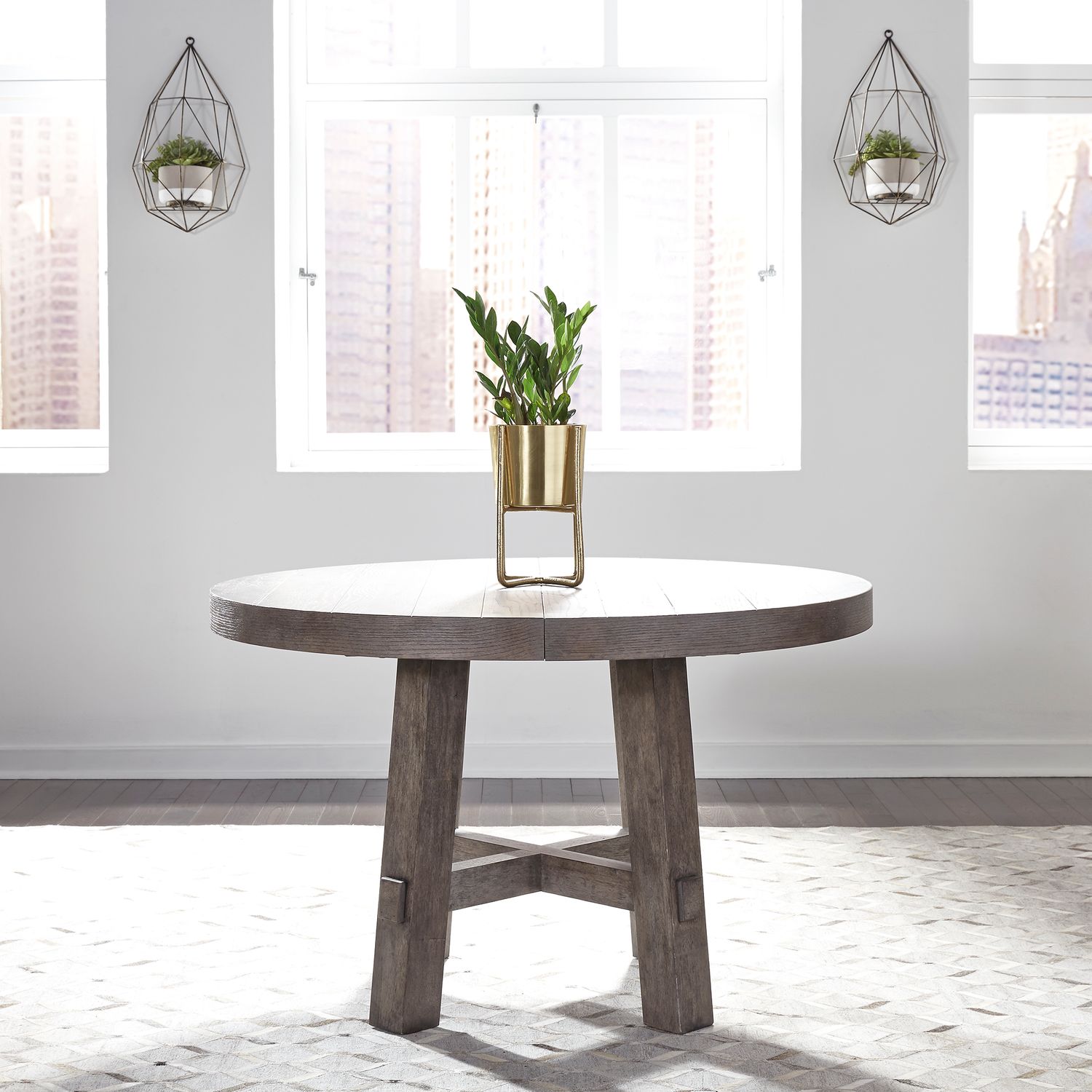 Andranique Round Dining Table Set