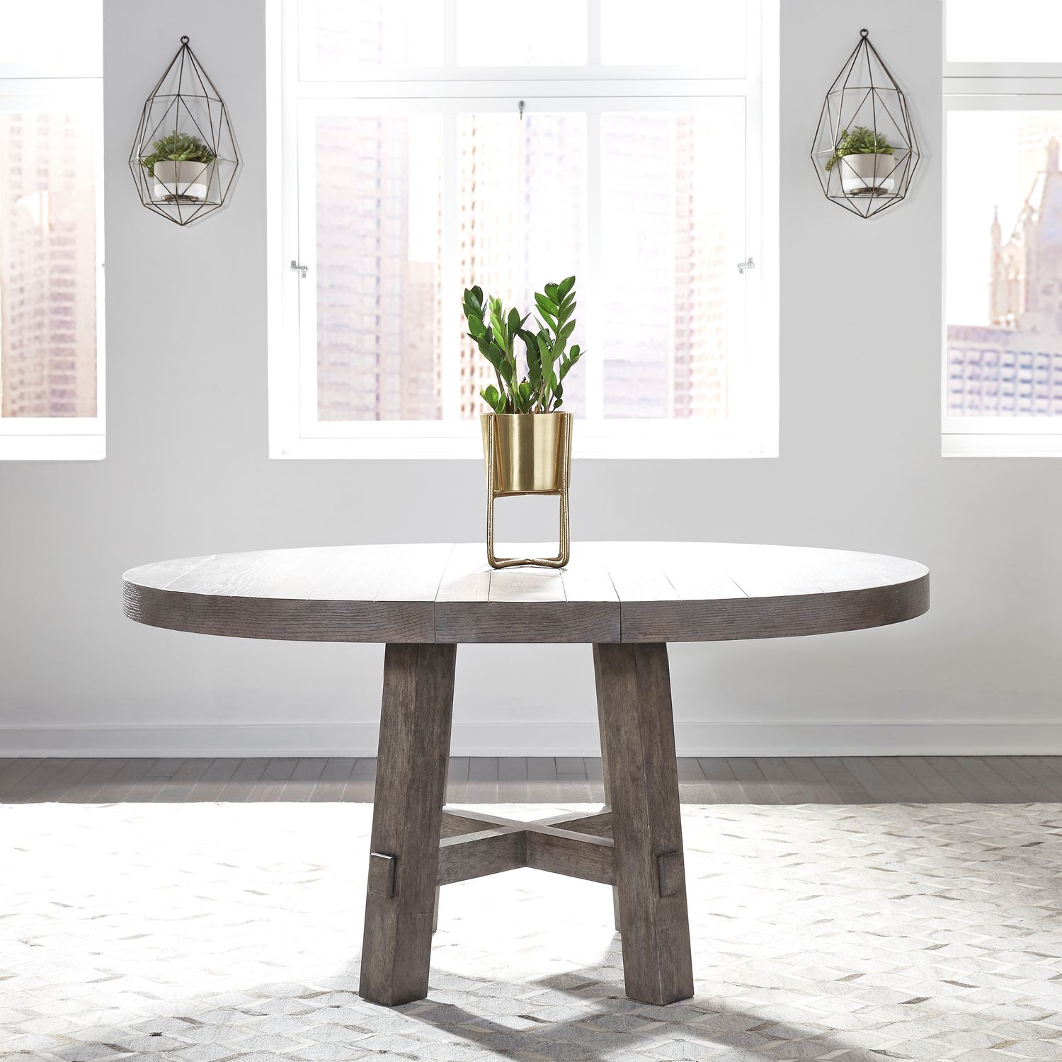 Andranique Round Dining Table Set